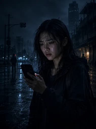 Hai người gặp lại trong ánh chiều.