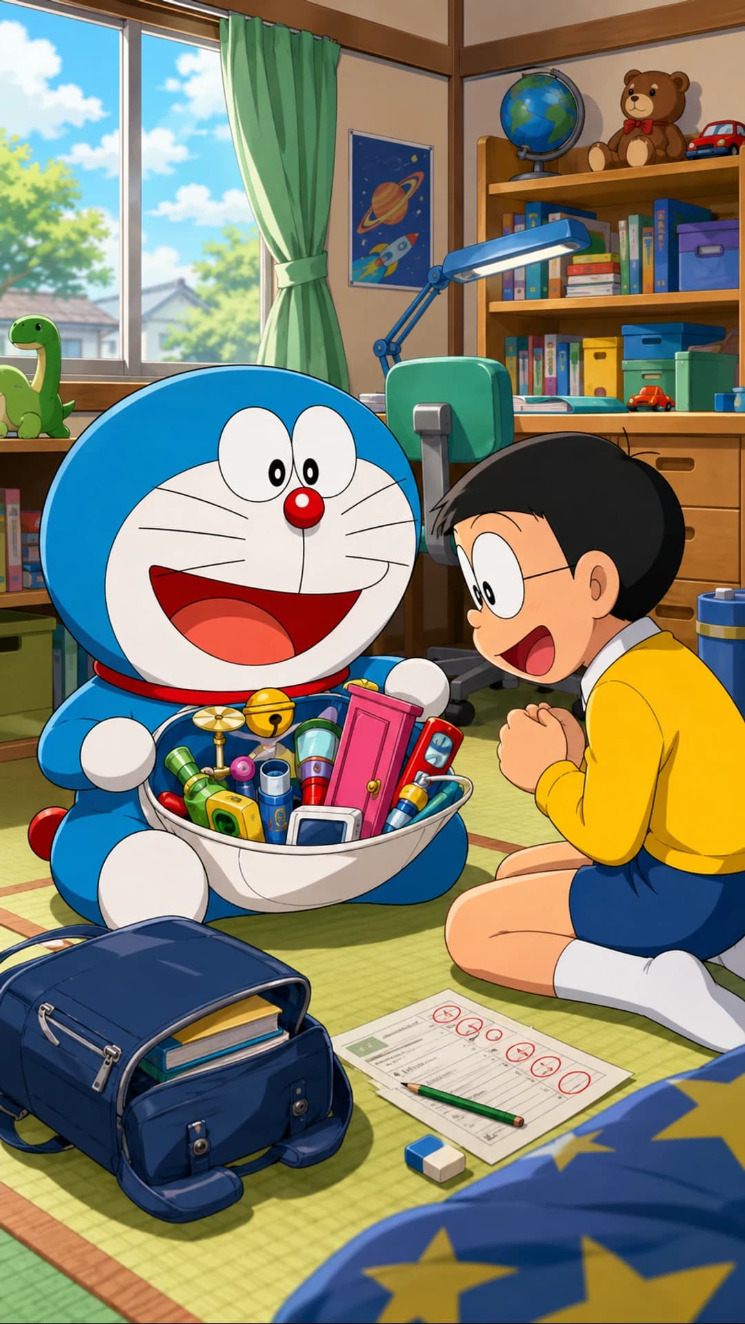 Hôm nay Nobita muốn mượn bảo bối gì?